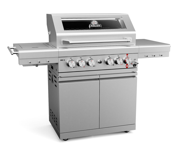 KOLER Grill ogrodowy S2 srebrny - 1532905 - zdjęcie